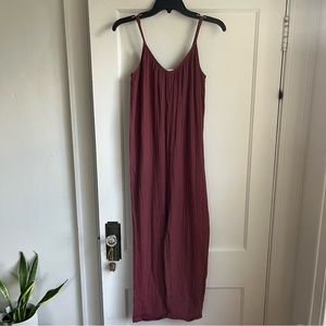 Cotton gauze jumpsuit